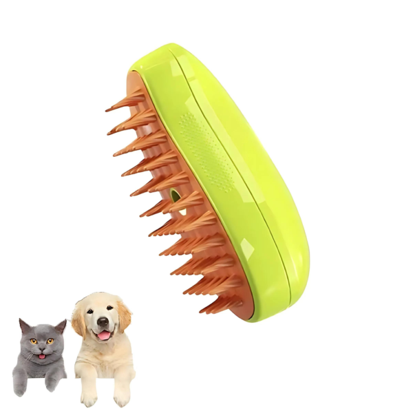 Peine Cepillo A Vapor 3 En 1 Perro Gato Cachorro Masaje Usb - Imagen 6